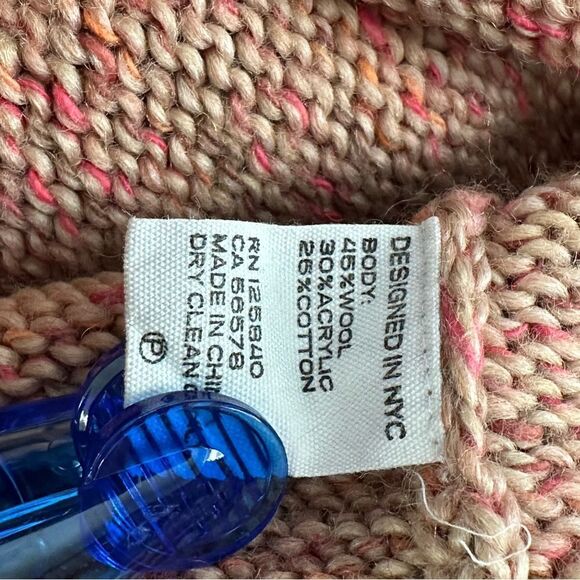 Intermix Vanessa Pink Puff Sleeve Cropped Sweater| Size S - Picture 10 of 10